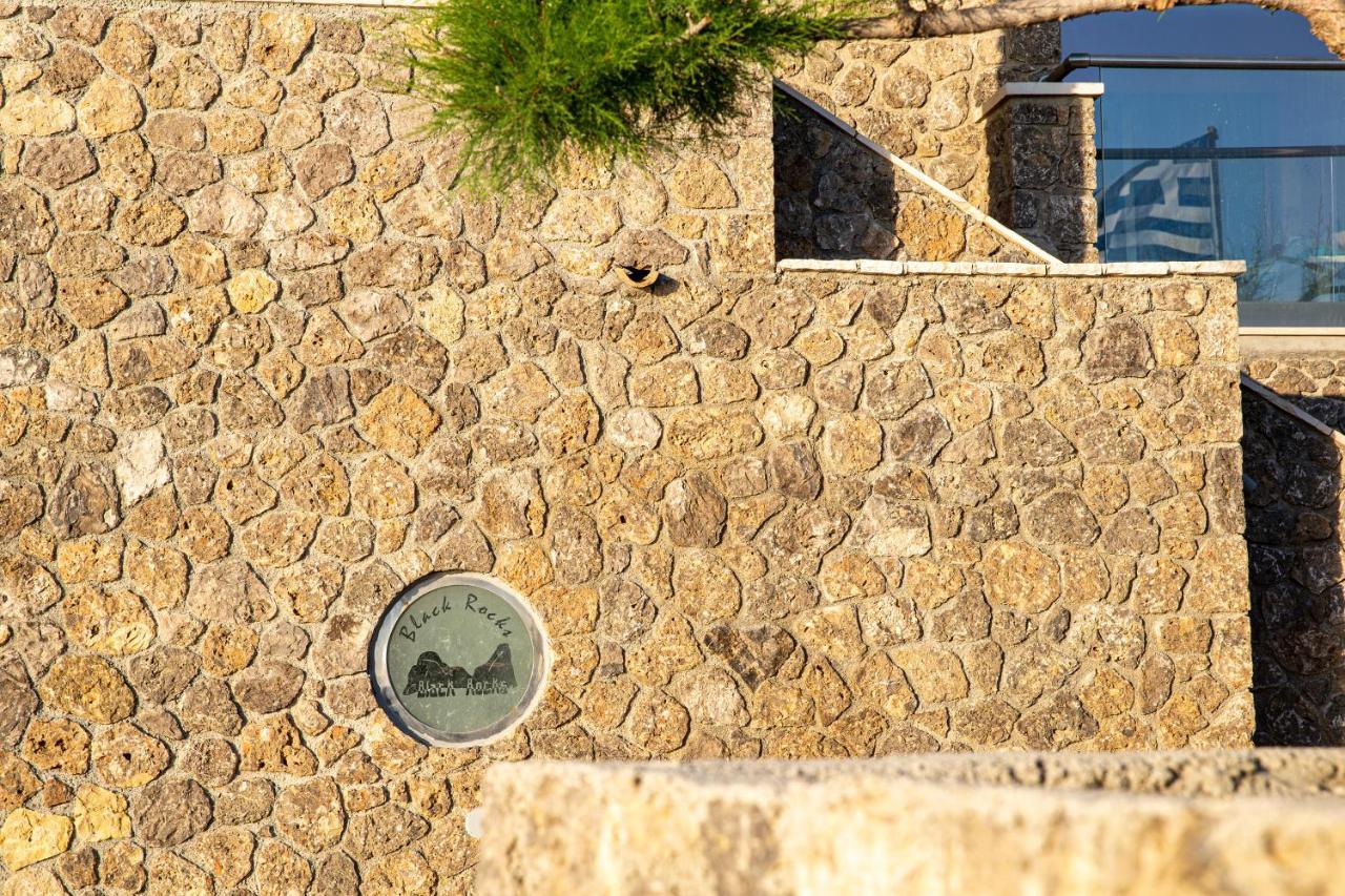 Black Rocks Family, Luxury Seafront Beach Maisonette Agios Gordios  Esterno foto