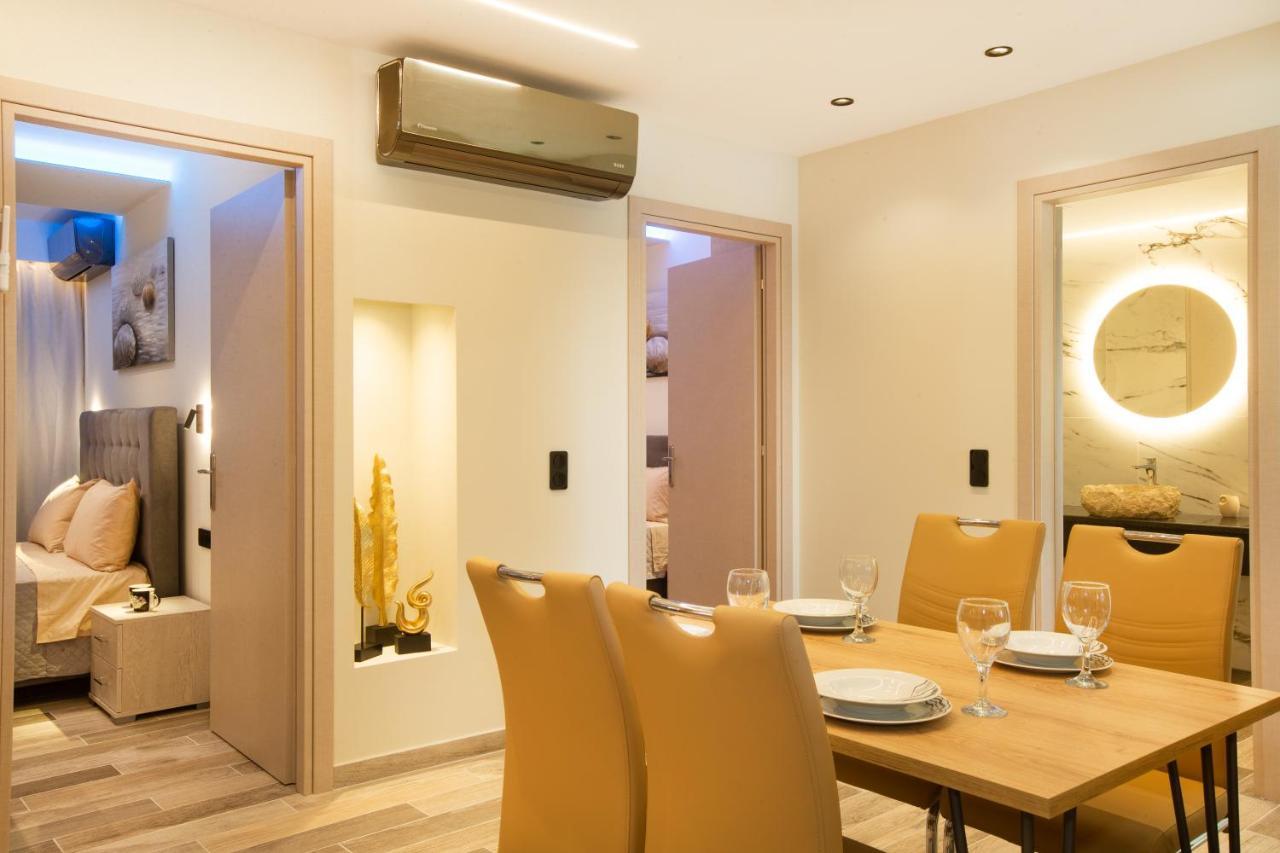 Black Rocks Family, Luxury Seafront Beach Maisonette Agios Gordios  Esterno foto