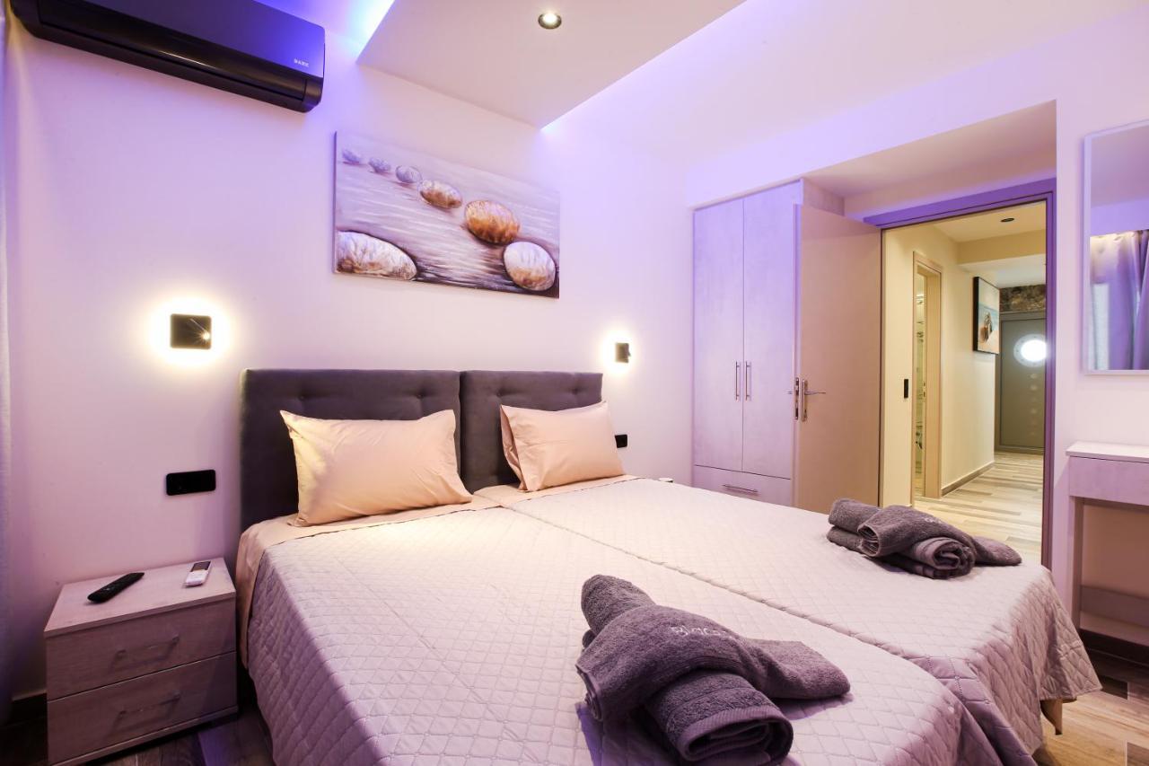 Black Rocks Family, Luxury Seafront Beach Maisonette Agios Gordios  Esterno foto